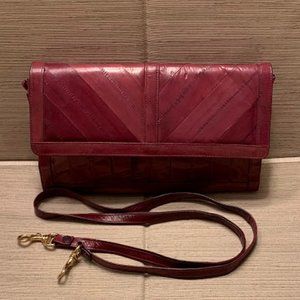 🔥🔥FIRE SALE 🔥🔥Vintage 80’s Suncoo Genuine Eel Skin Purse